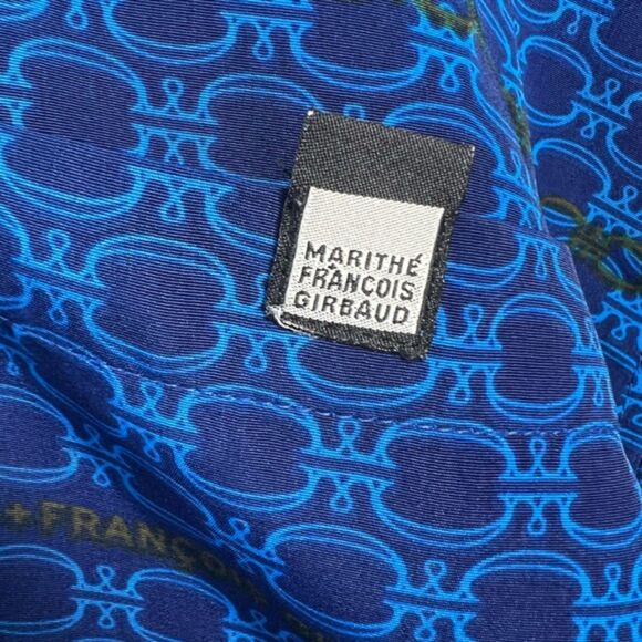 Marithe Francois Girbaud Blue Button-Down Shirt 3XL - Picture 4 of 6